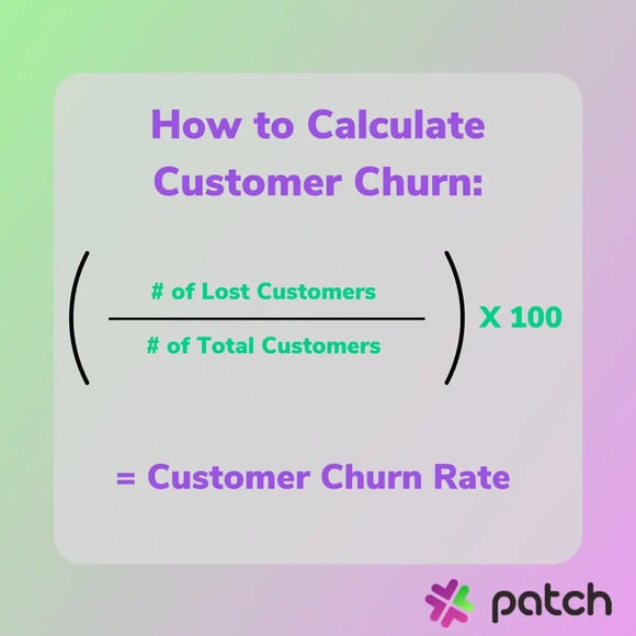 how to calculate customer churn equation