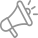 Icon of a megaphone