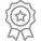 Icon of award medal